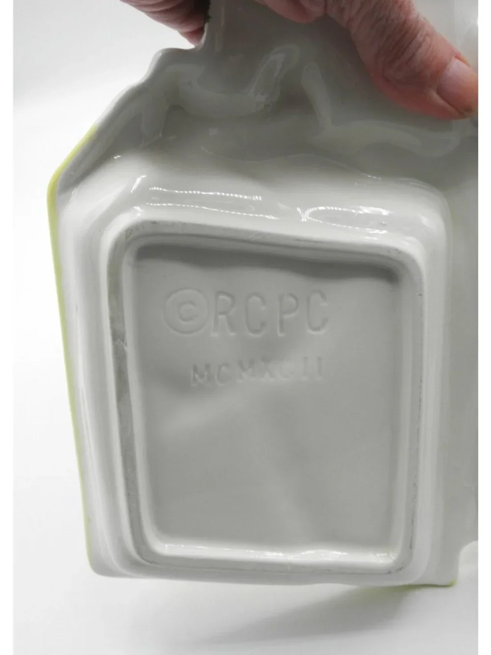 RCPC Ceramic 3-Section Christmas Present Gift Box Serving Tray w/Spode Box